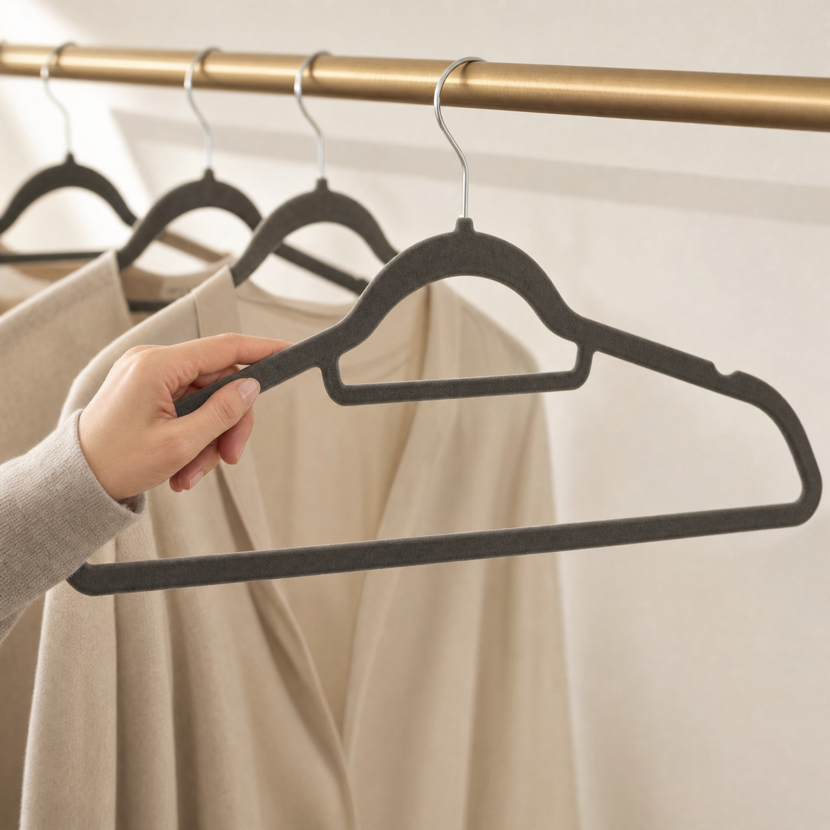 Non-Slip Velvet Clothes Hangers